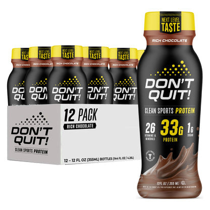 DON'T QUIT Clean Sports PROTEIN Shake (Chocolate)