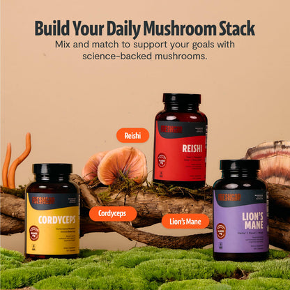 FreshCap Mushrooms Premium Organic Lions Mane Capsules - 14:1 Fruiting Body Extract with 31% Beta-Glucans - 3rd-Party Tested Nootropic for Clarity, Focus & Cognitive Support (120 Capsules)