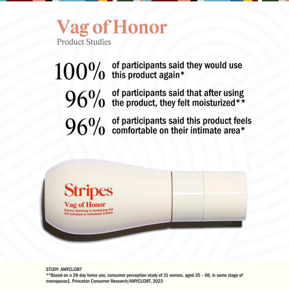 STRIPES by Naomi Watts - Vag Of Honor - Hydrating Gel For Relieving Vaginal Dryness