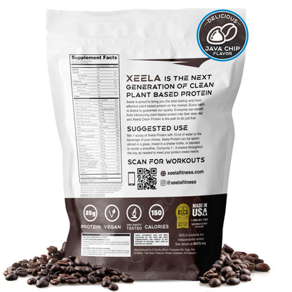 XEELA Plant Based Vegan Protein Powder - Independently Tested - 25g High Protein