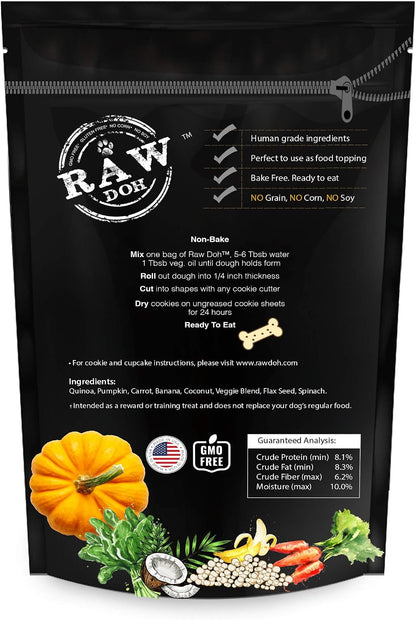 Raw Doh - Non-Bake Homemade Cookie Dough for Dogs