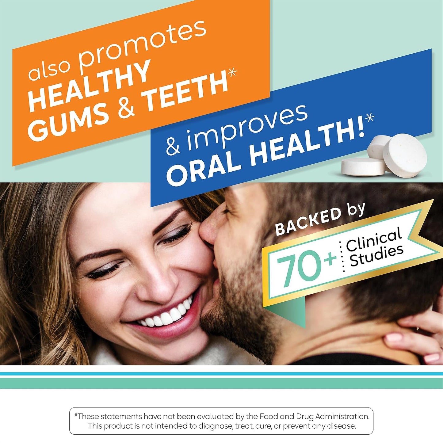 BioGaia Prodentis Fresh Breath Oral Probiotics for Bad Breath & Halitosis | + Zinc to Neutralize Odors | Promotes Healthy Gums & Teeth | 30 Dental Probiotic Lozenges | Dental Hygienist-Recommended
