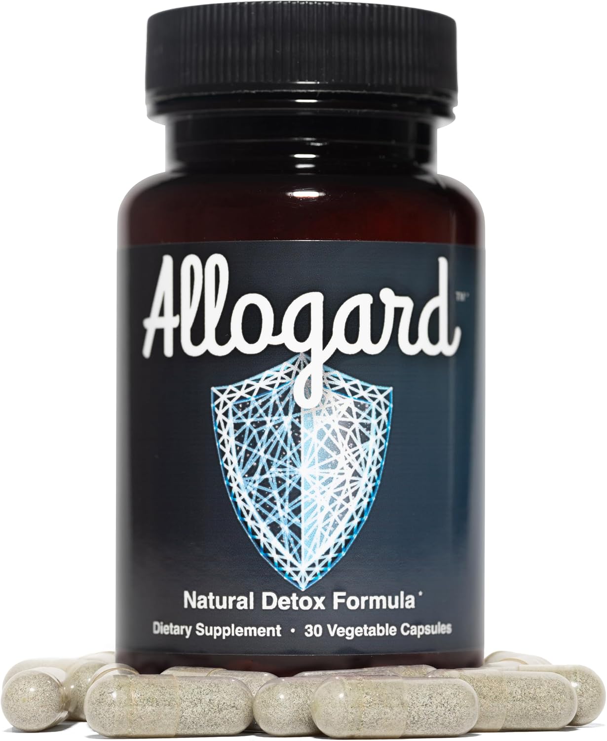 Allogard Natural Detox and Cleanse Supplement, Vegan, Gluten-Free | Helps Bind to and Flush Out Everyday Toxins to Boost Energy, Mental Clarity, and Full-Body Wellness, 30-Day Supply