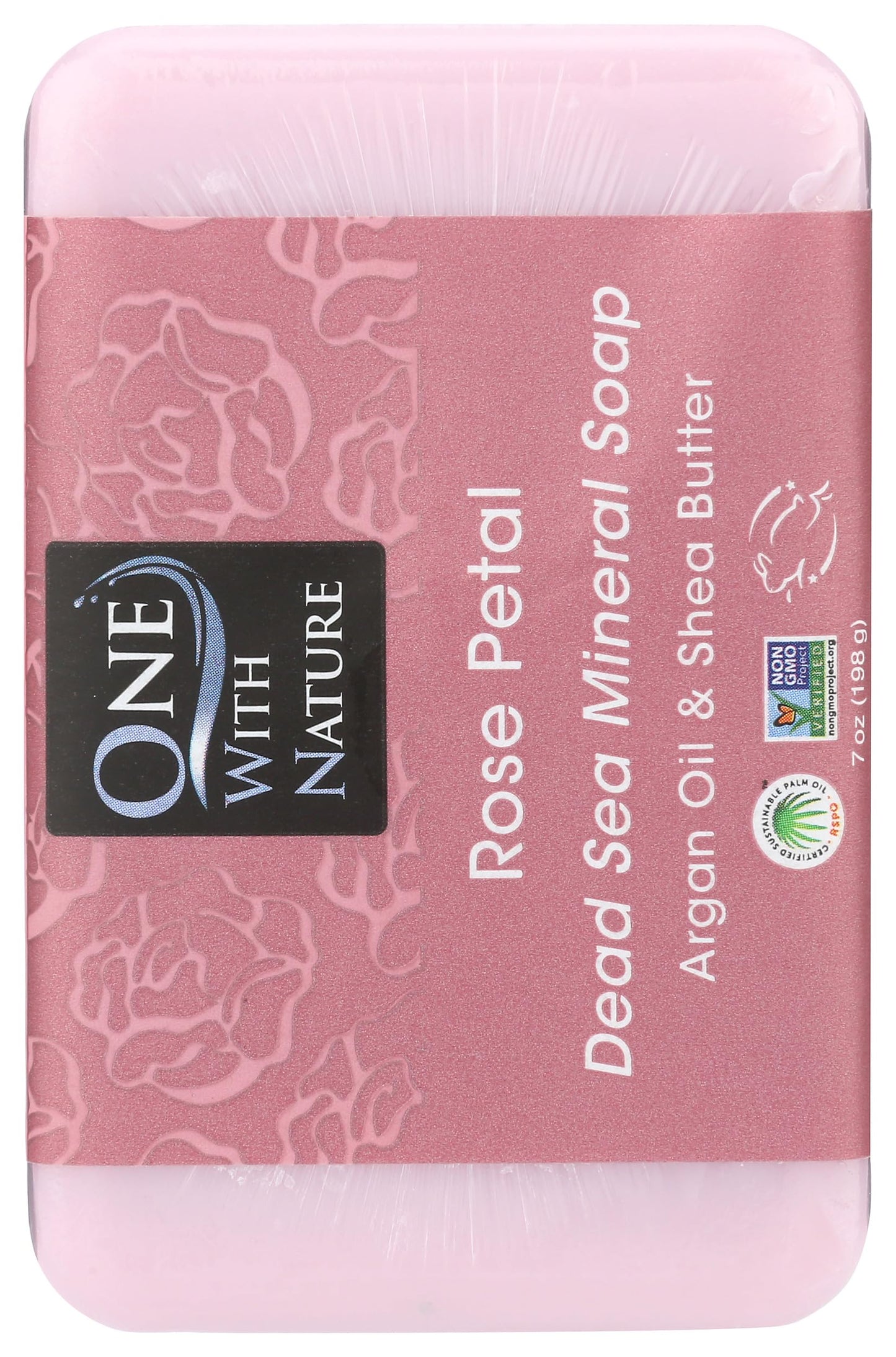 One With Nature Dead Sea Mineral Soap, Lemon Sage, 7-Ounces (Pack of 6)