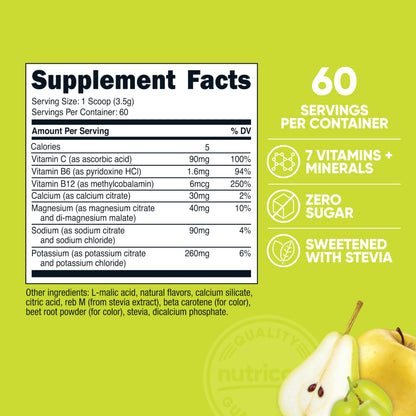 Nutricost Electrolyte Complex Powder (120 Servings, Fruit Punch) | Hydration Supplement Drink Mix with Vitamins and Minerals