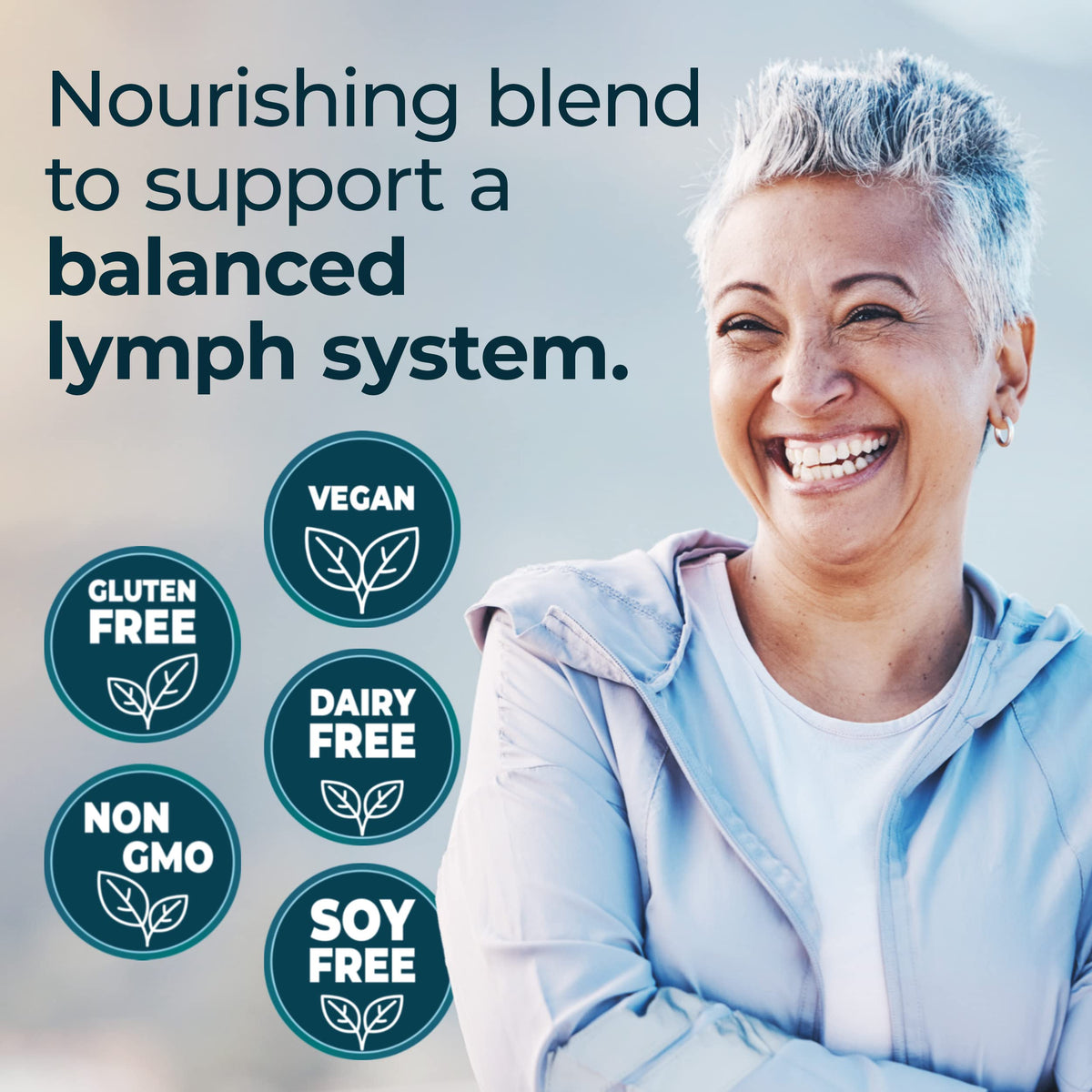PUREHEALTH RESEARCH Lymph System Support Supplement - Lymphatic Drainage Supplement