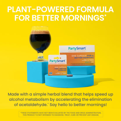 Himalaya PartySmart Liver Support, Better Morning After Drinking,12 Capsule