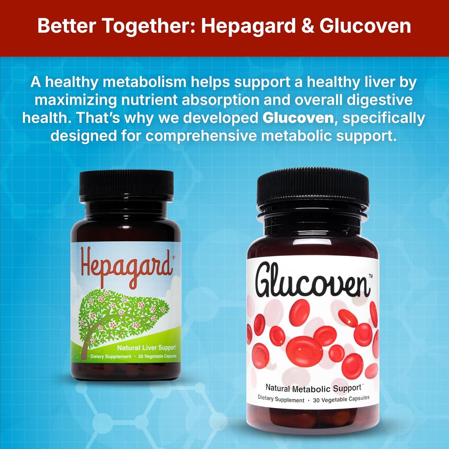 Hepagard Natural Liver Support Supplement with NAC, Vegan, Gluten-Free | Promotes Healthy Liver Function, Detox, and Cleanse with Milk Thistle for Less Bloating and Better Digestion, 30-Day Supply