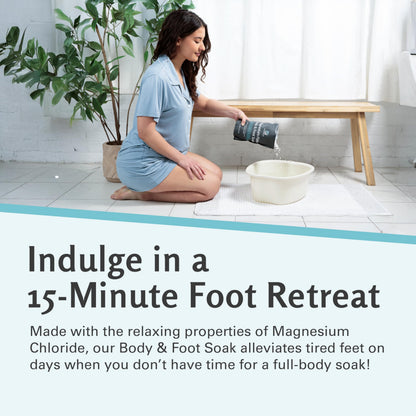 Soothing Tea Tree Oil Foot Soak with Stem Cell and Epsom Salt, 16 oz by M3