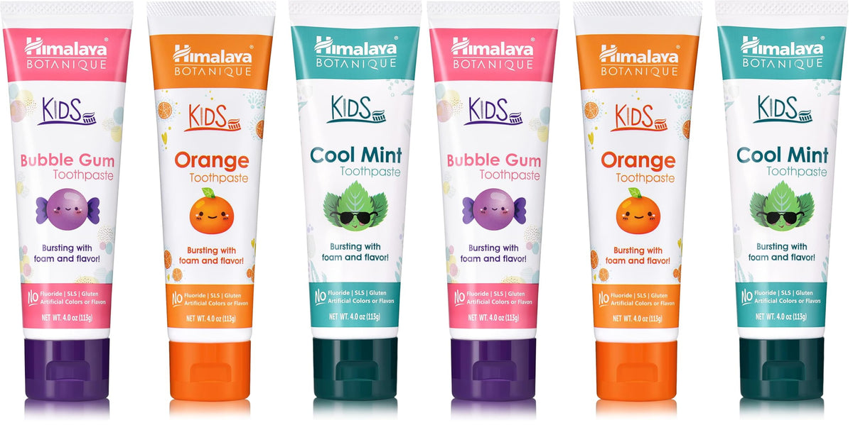 Himalaya Botanique Kids Toothpaste, Cool Mint, 4 Oz, 1 Pack