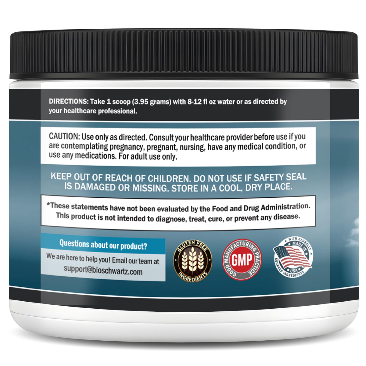 Magnesium Bisglycinate Chelated Supplement -180 Capsules