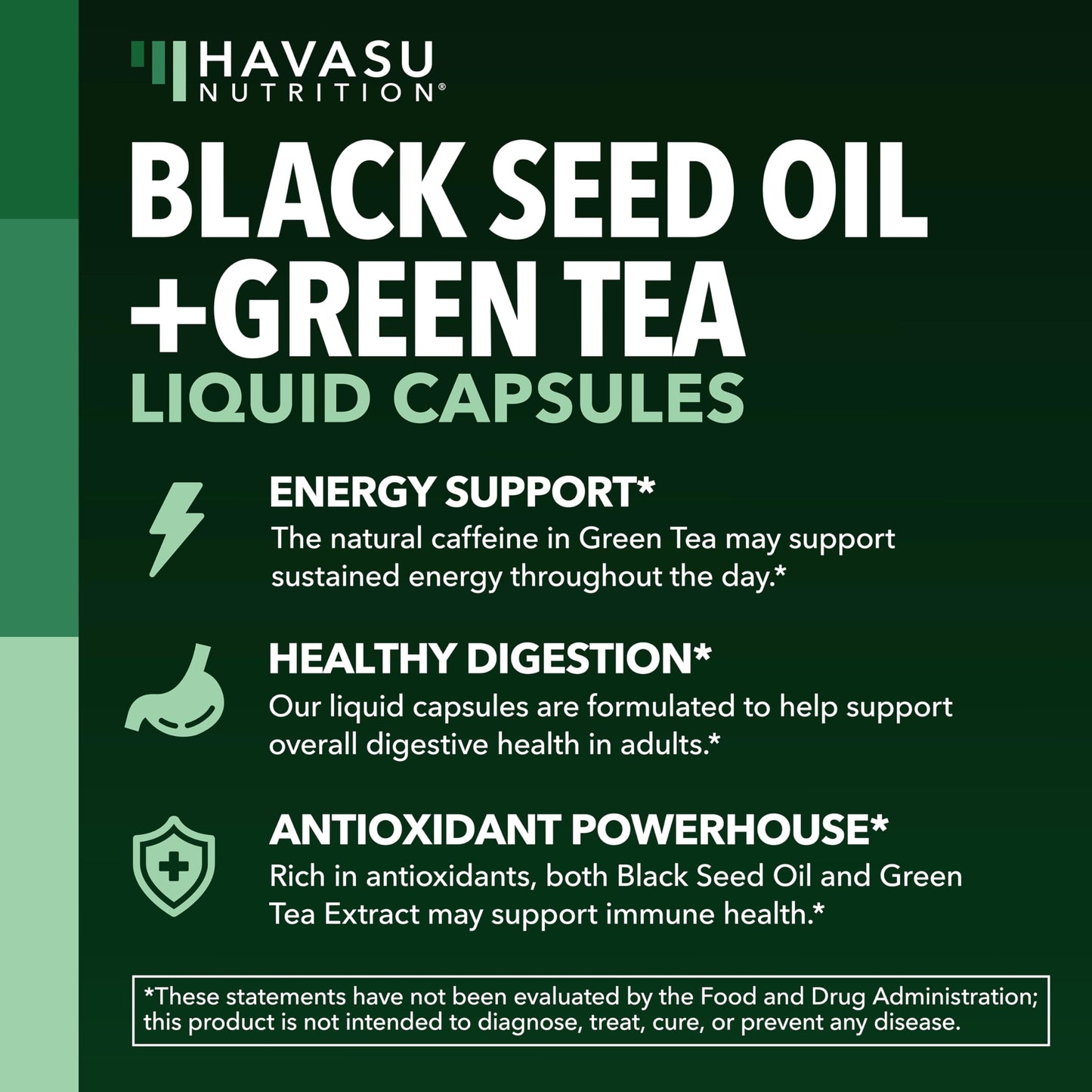Black Seed Oil Capsules, Vegan, Non-GMO, Cold-Pressed Nigella Sativa, 90ct | 1500mg Per Serving Black Cumin Supplement for Skin Health, Immune Function, and Digestive Health, Unflavored, 30 Servings
