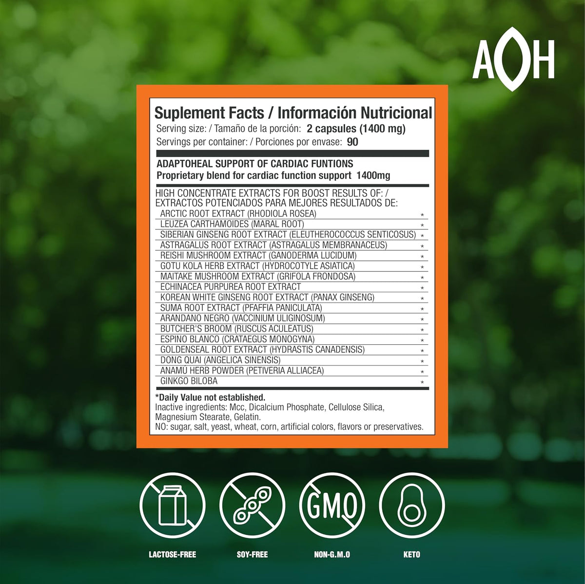 ADAPTOHEAL Circuheal Circulatory Support Ginkgo, Astragalus (180 Caps)