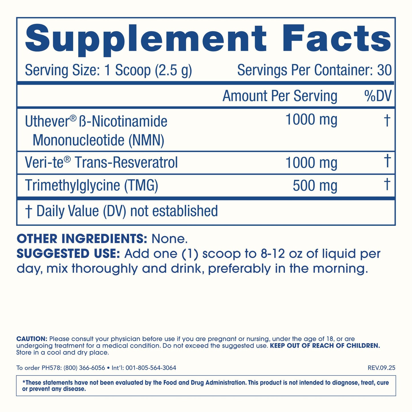 ProHealth NMN Pro Complete (75 Grams) 1000 mg Uthever® NMN + 1000 mg Resveratrol + 500 mg TMG. NAD+ Precursor, Methylation Support & Sirtuin Activation. USA Manufactured, Triple Lab-Tested