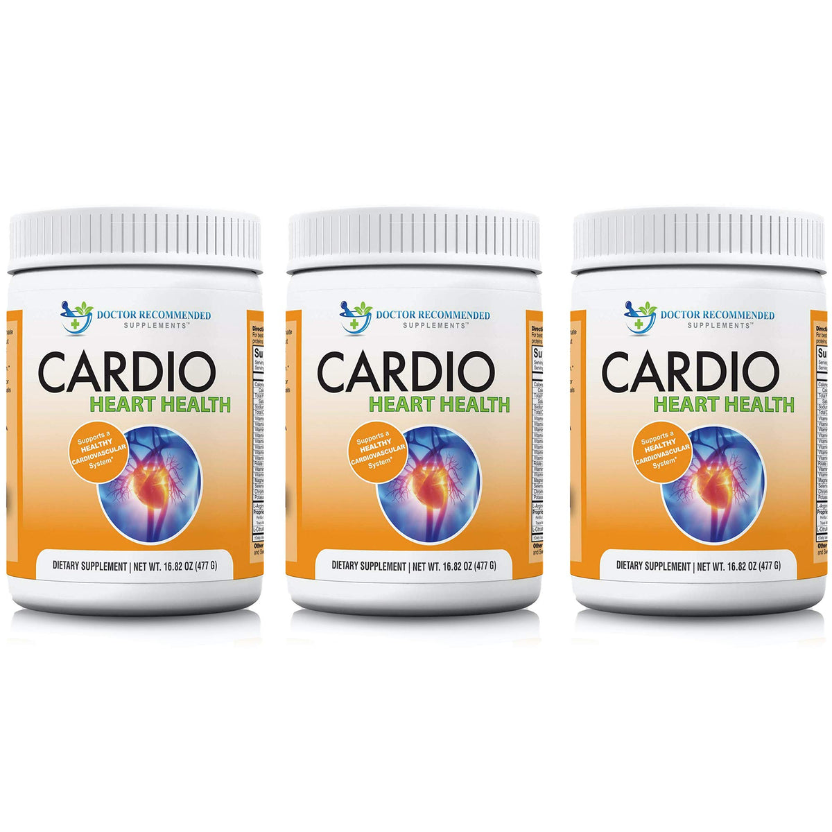 Cardio Heart Health Powder – L-Arginine Supplement 5000mg & L-Citrulline 1000mg,16.82 oz