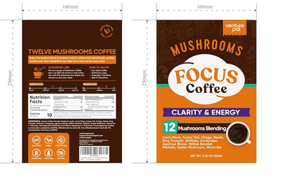 Venture Pal Mushroom Powder & Focus Coffe Bundle