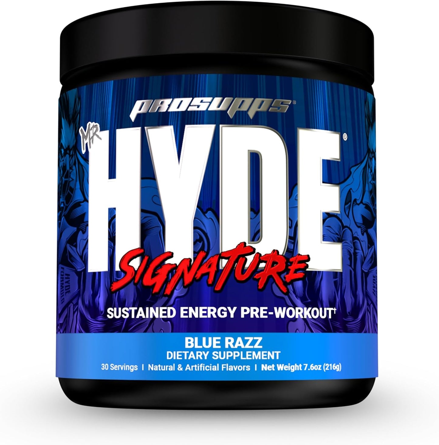 ProSupps L-Carnitine 3000 Stimulant Free Liquid Shots (Dragon Fruit) and Mr. Hyde Signature Series Pre-Workout Energy Powdered Drink (Blue Razz) Bundle