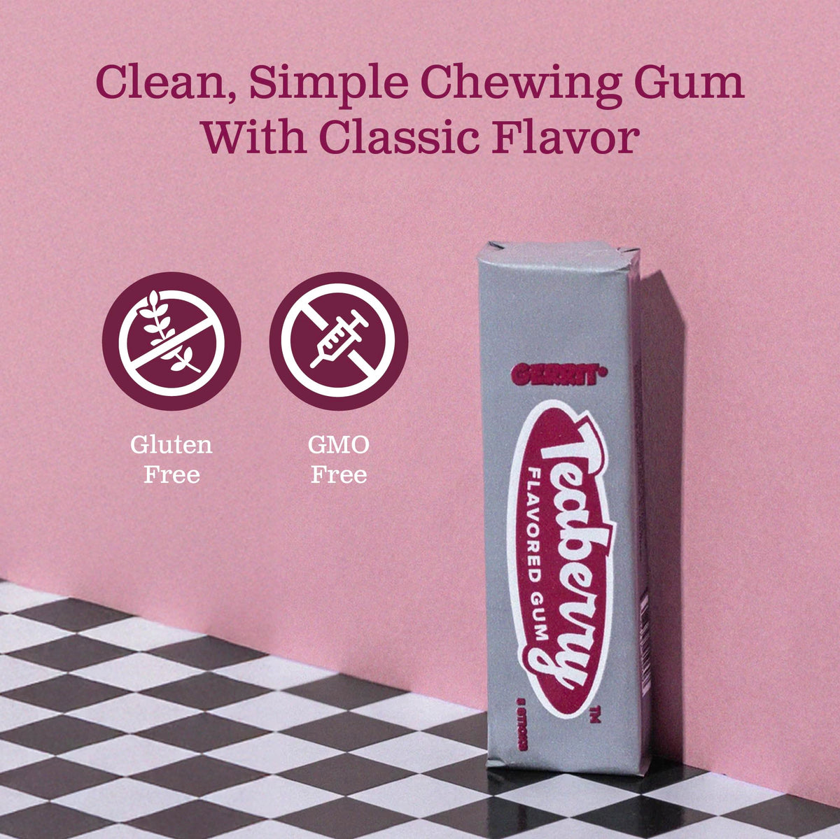 Gerrit's 20 Count Variety Gum Pack - Clove, Beeman's, Teaberry, & Black Jack Nostalgic Chewing Gum Bulk Pack, Old-Fashioned Candy, 4 Flavors, Old School Candy