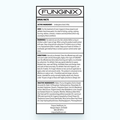 FUNGINIX Healthy Nail Formula - Finger And Toe Fungus Treatment, Made In USA, Foot