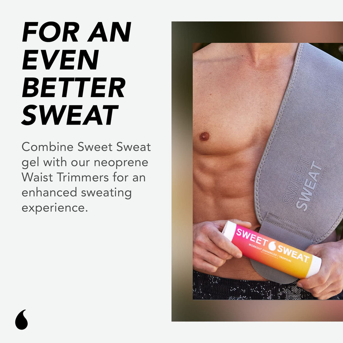 Sweet Sweat Workout Enhancer Roll-On Gel Stick - Sweat Harder and Faster