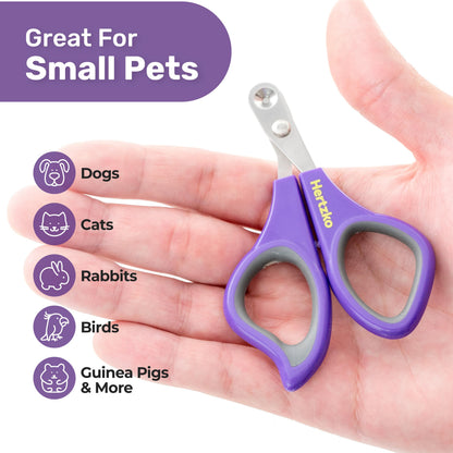 Hertko Dog & Cat Brush, Dog Brush for Shedding, Cat & Dog Grooming, Self Cleaning