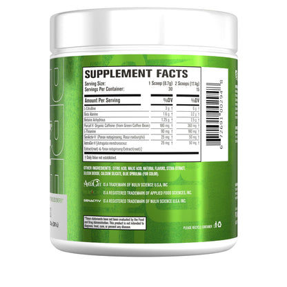 Jacked Factory Nitrosurge Naturally Flavored Pre Workout Supplement - Endless Energy