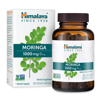 Himalaya Moringa, 60 Capsules, Green Superfood for Antioxidant Support and Wellness