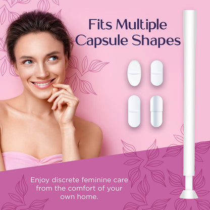 Queen Care - Disposable Suppository Applicator, Boric Acid Applicator, Feminine Care Suppository Applicator