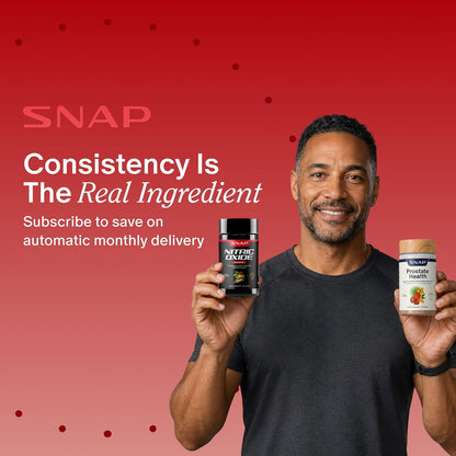 Snap Supplements Prostate Health + Nitric Oxide Booster Bundle, 90+60 Caps | Stinging Nettle, Saw Palmetto for Men, Prostate Support Supplement, Nitric Oxide Supplements for Men, L-Arginine L-Citrulline