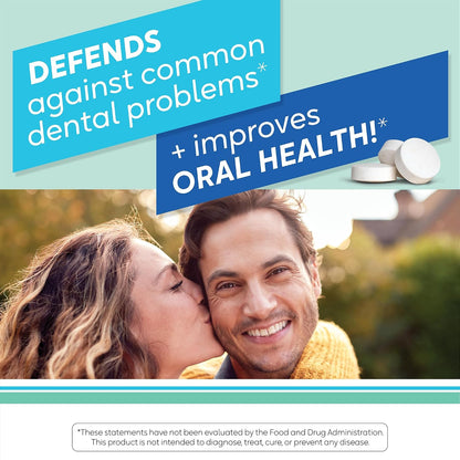 BioGaia Prodentis Oral Probiotics for Teeth & Gums and Bad Breath | Apple | Dental Hygienist-Recommended | Promotes Healthy Gums & Improves Oral Health | Fights Bad Breath | Dental Probiotic (3-Pack)