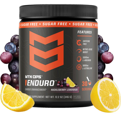 MTN OPS Enduro Stim-Free Pump Pre Workout, Pineapple