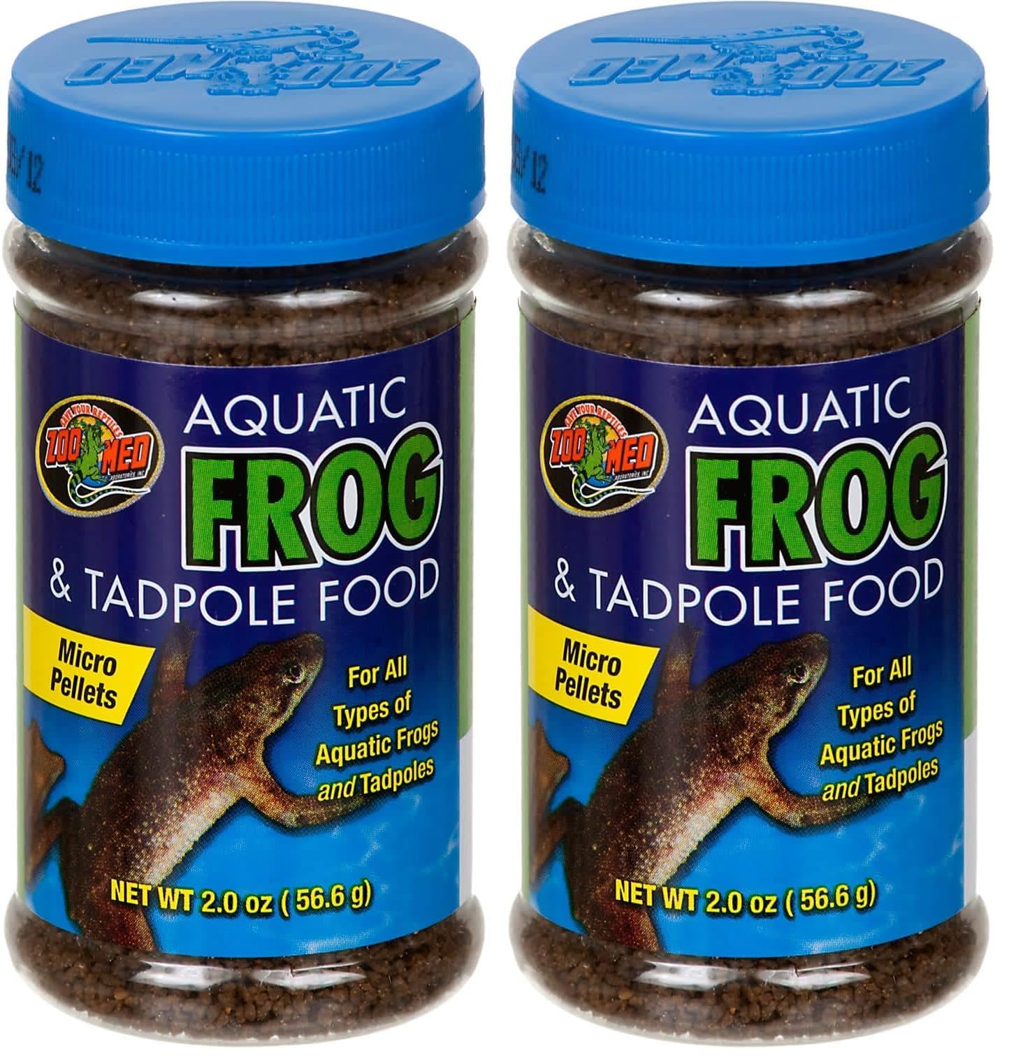 Zoo Med Aquatic Frog and Tadpole Food, 12 Ounces Each, Made in The USA (12 Ounces)