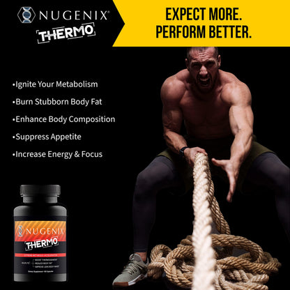 Nugenix Thermo - Thermogenic Fat Burner Supplement Pills for Men, Extreme Metabolic Accelerator