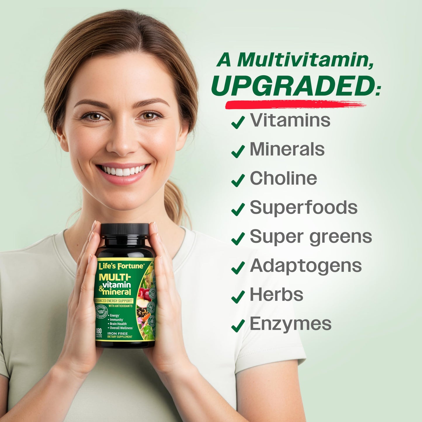 Life’s Fortune Liquid Multivitamin for Adults and Seniors – Fast Absorption Vitamins and Minerals with 90+ Nutrients for Energy and Immune Support – Easy to Digest, Sugar Free, Tropical Flavor, 32 oz