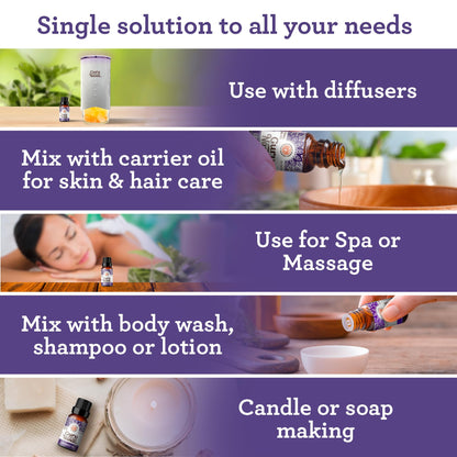 GuruNanda Lavender Essential Oil - 100% Pure, Natural and Undiluted Aromatherapy Oil