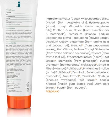 Himalaya Botanique Whitening+ Nano Hydroxyapatite Toothpaste, Mint, 4 oz