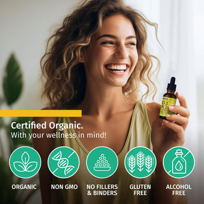 (2 Pack) Organic Vitamin D3 K2 Drops with MCT Oil & Omega 3 - Liquid Vitamin D3 5000 IU - K2 D3 Vitamin Supplement - Vitamin D Drops for Women & Men - No Fillers, Non-GMO, GMP, Unflavored (2 Fl Oz)