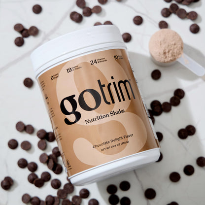 GoTrim Vanilla Protein Shake, Meal Replacement, 19g Protein, 14 Servings
