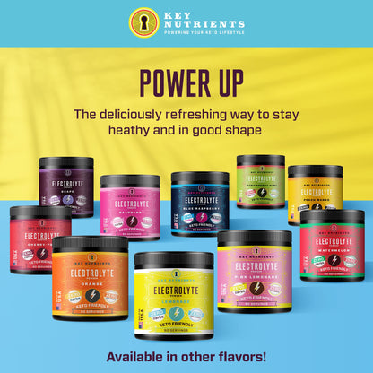 Key Nutrients Electrolytes Hydration Powder - Refreshing Lemonade Drink Mix