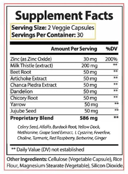 Research Labs 2 Pack Doctor Recommended Premium Liver Detox Cleanse & Support w/Milk Thistle, Beet Root, Dandelion. 23 Powerful Herbs for Powerful Detoxification
