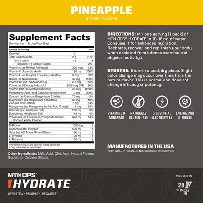 MTN OPS Yeti Pineapple + Hydrate Pineapple Bundle