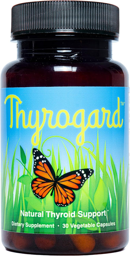 Natural Thyroid Support Supplement, Vegan, Gluten-Free | Promotes Steady Energy, Balanced Mood, and Mental Clarity While Easing Everyday Fatigue and Brain Fog, 30-Day Supply