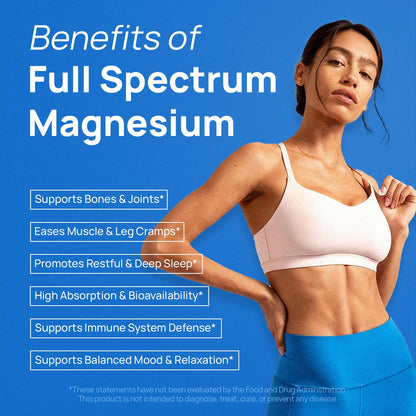 18 in 1 Magnesium Complex for Women and Men | Liposomal Magnesium Supplement with Glycinate, Citrate, Malate, Taurate, D3 & K2 | High Absorption for Muscle, Sleep, Bone, Nerve Support | 90 Capsules