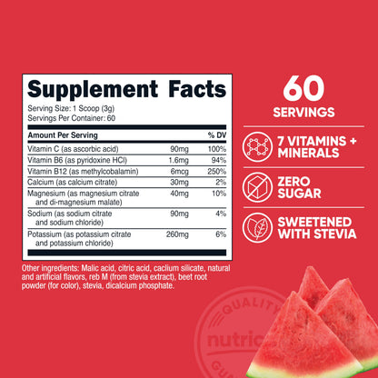 Nutricost Electrolyte Complex Powder (120 Servings, Fruit Punch) | Hydration Supplement Drink Mix with Vitamins and Minerals