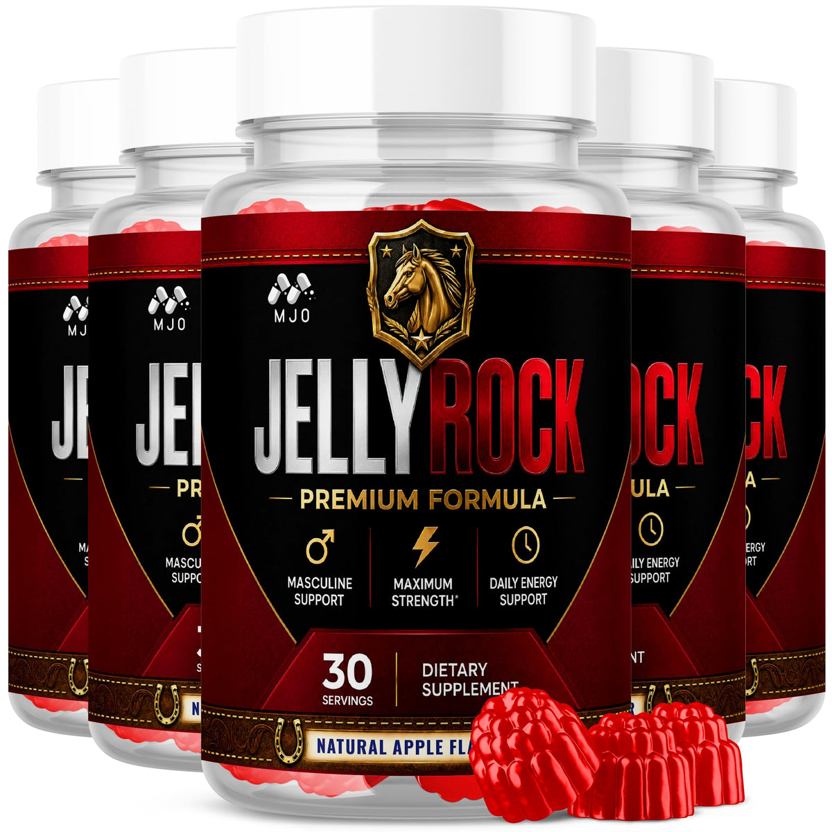Jelly Rock Gummies for Men, JellyRock Male Supplement 2-Pack, 120 Gummies