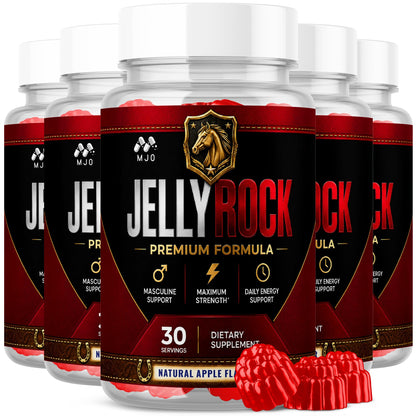 Jelly Rock Gummies for Men, JellyRock Male Supplement 2-Pack, 120 Gummies