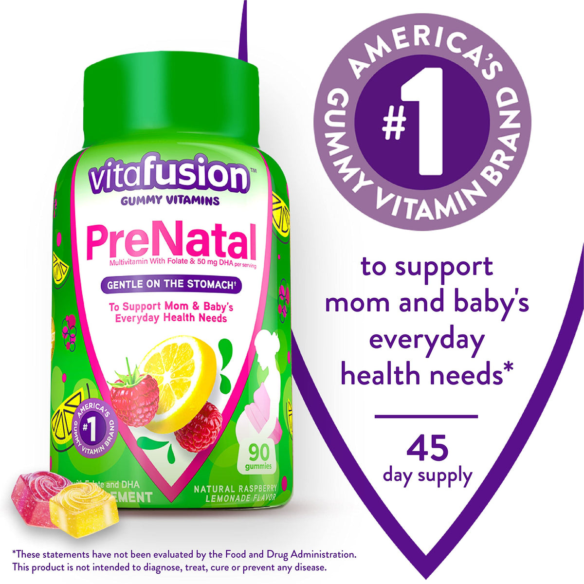 Vitafusion PreNatal Gummy Vitamins & Womens Multivitamin Gummies