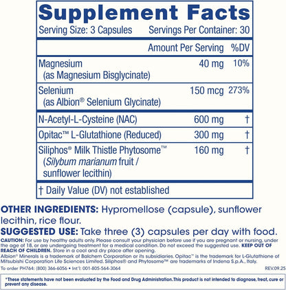 ProHealth Glutathione Triple Boost. Master Antioxidant. Third-Party Triple Lab Tested. 90 Capsules