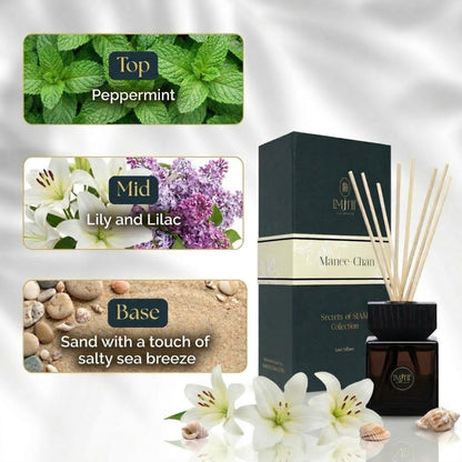 Gulab Jamun by Imjitt - Authentic Thai Botanical Aroma Diffuser with Turkish Rose and White Tea Notes, Featuring Luxury Reed diffusers for Home to Create a Welcoming, Long-Lasting Ambient Scent