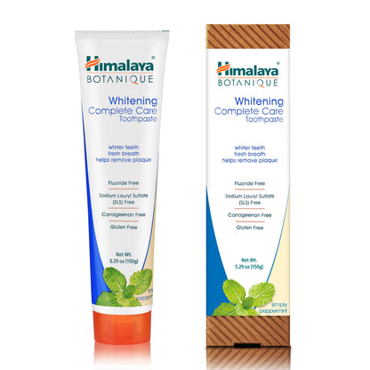 Himalaya Botanique Whitening Complete Care Toothpaste Mint, 5.29 oz, 2 Pack